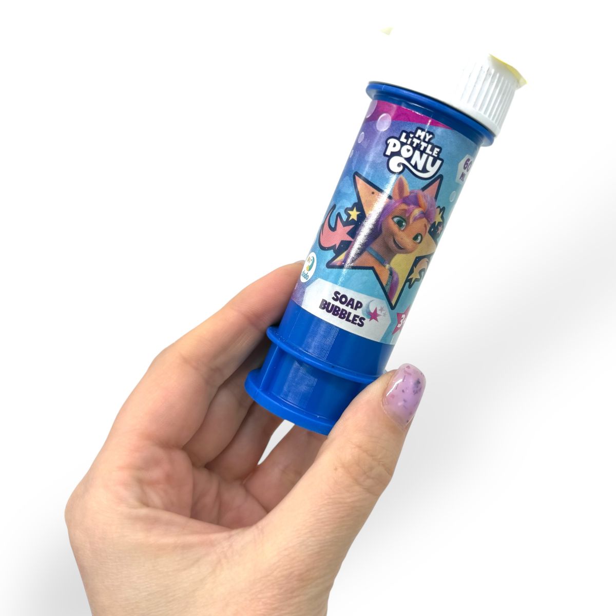 Уцінка.  Бульбашки мильні "Смурфики", 60 мл - ТРІСНУТА КРИШКА  фото 2