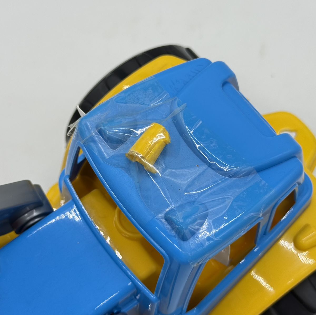 Уцінка.  Трактор з ковшом Технок (синій) - Відламано кріплення причепа  фото 2