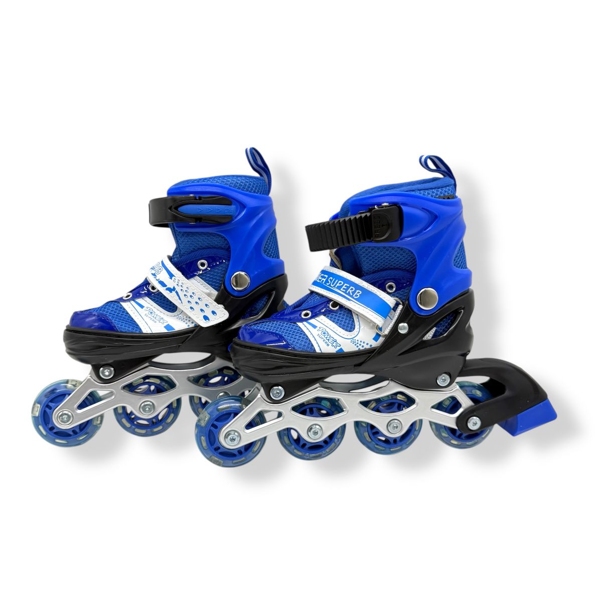 Ролики колеса PVC розмір S (30-33) в сумці (СИНІ)  фото 2