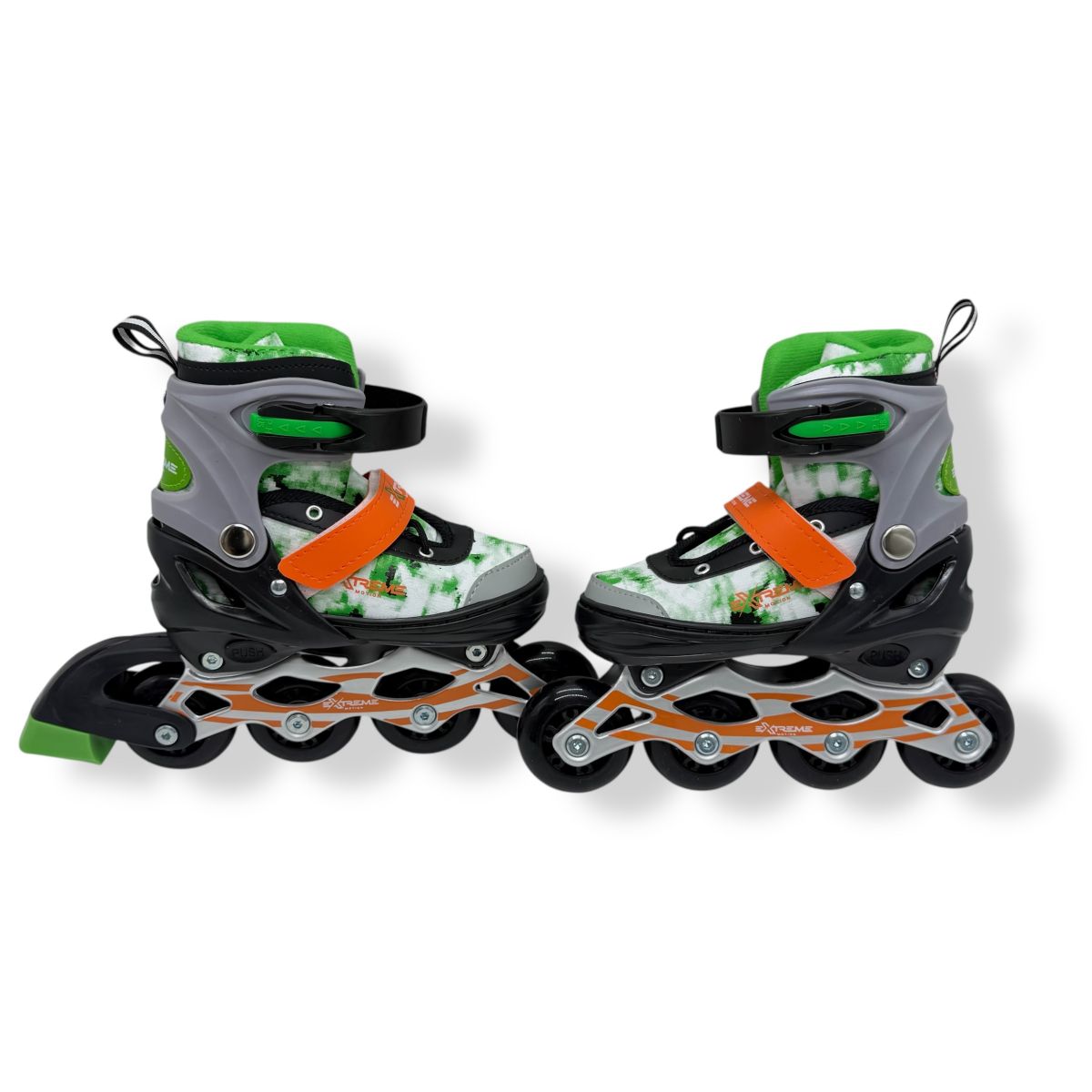 Ролики S (30-33) метал. рама, колеса PU 1 світло (СІРІ)  фото 2