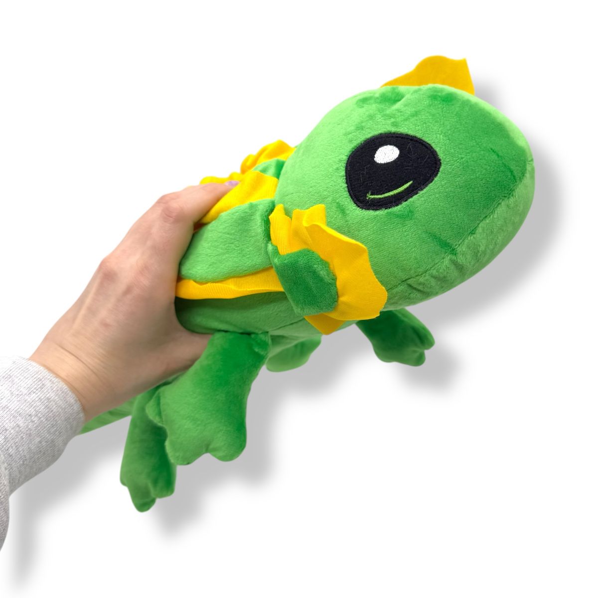 Мʼяка іграшка Аксолотль 51 см (ЗЕЛЕНИЙ)  фото 2