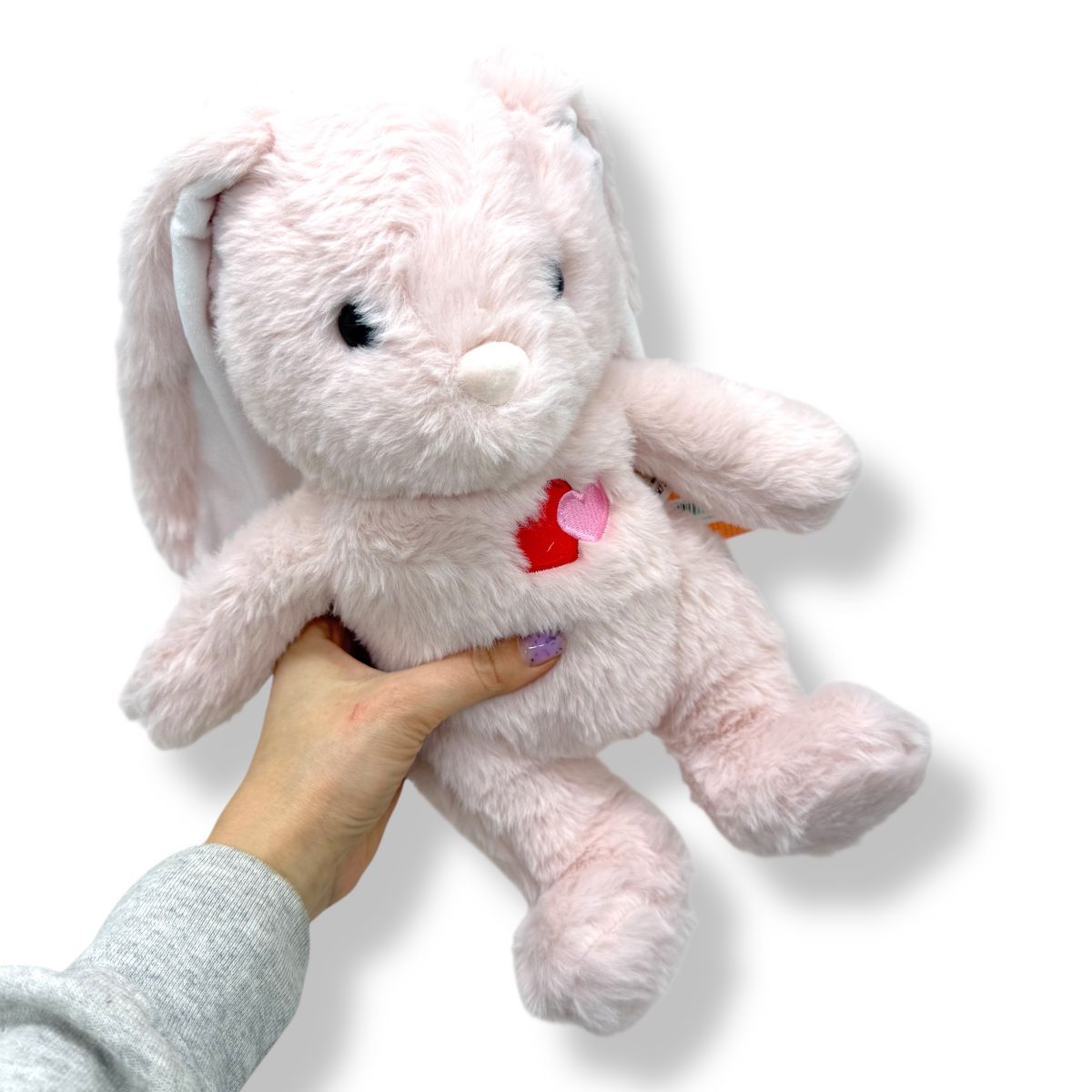 Мʼяка іграшка "Зайченя Victory" 31 см (БЛІДО-РОЖЕВА)  фото 2