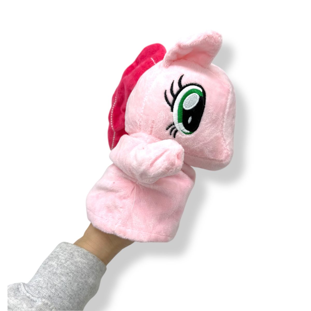 Мʼяка іграшка-рукавичка "Поні" (23см) (РОЖЕВА)  фото 2