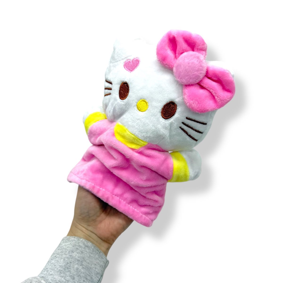 Мʼяка іграшка-рукавичка "Кітті"(25см) (РОЖЕВА)  фото 2