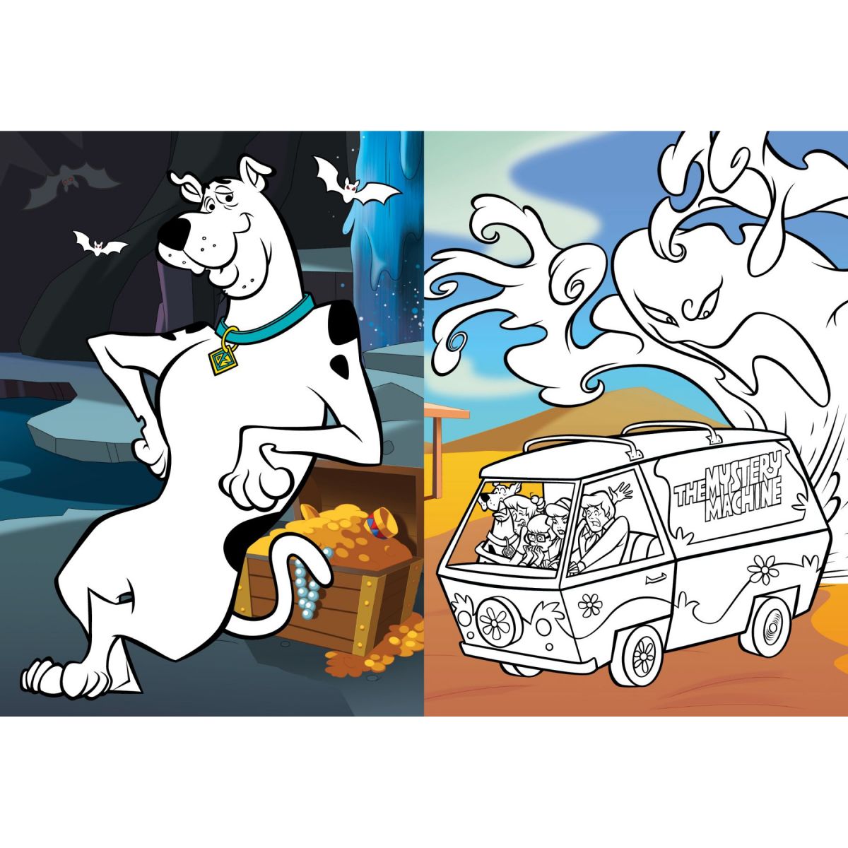 Розмальовка WB "Scooby-Doo" зі стікерами  фото 2