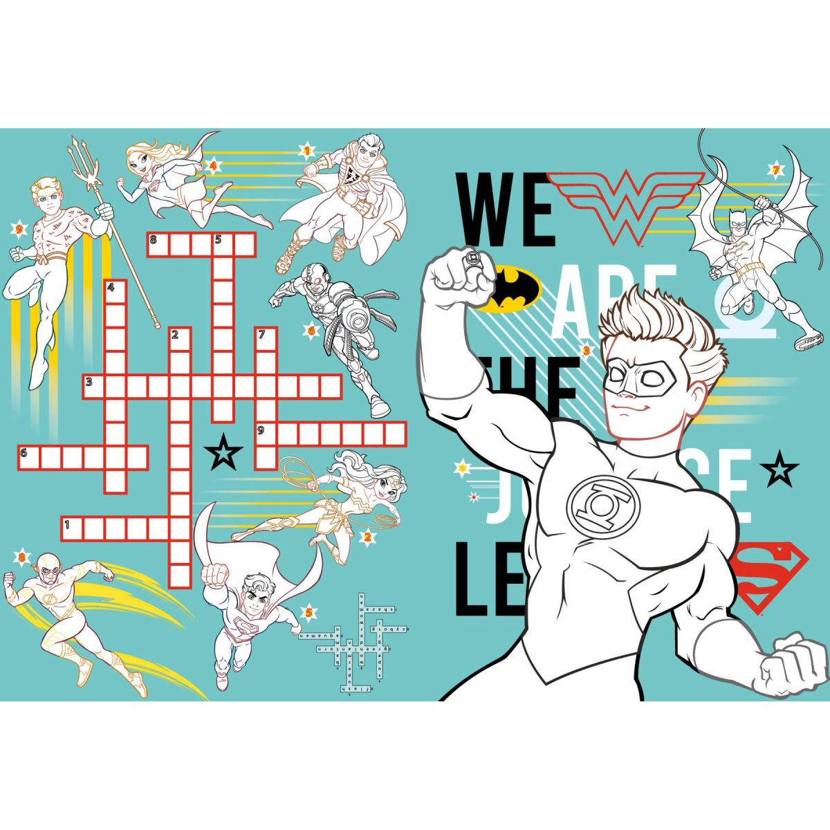 Розмальовка WB "Super friends: Сильні разом" зі стікерами  фото 2