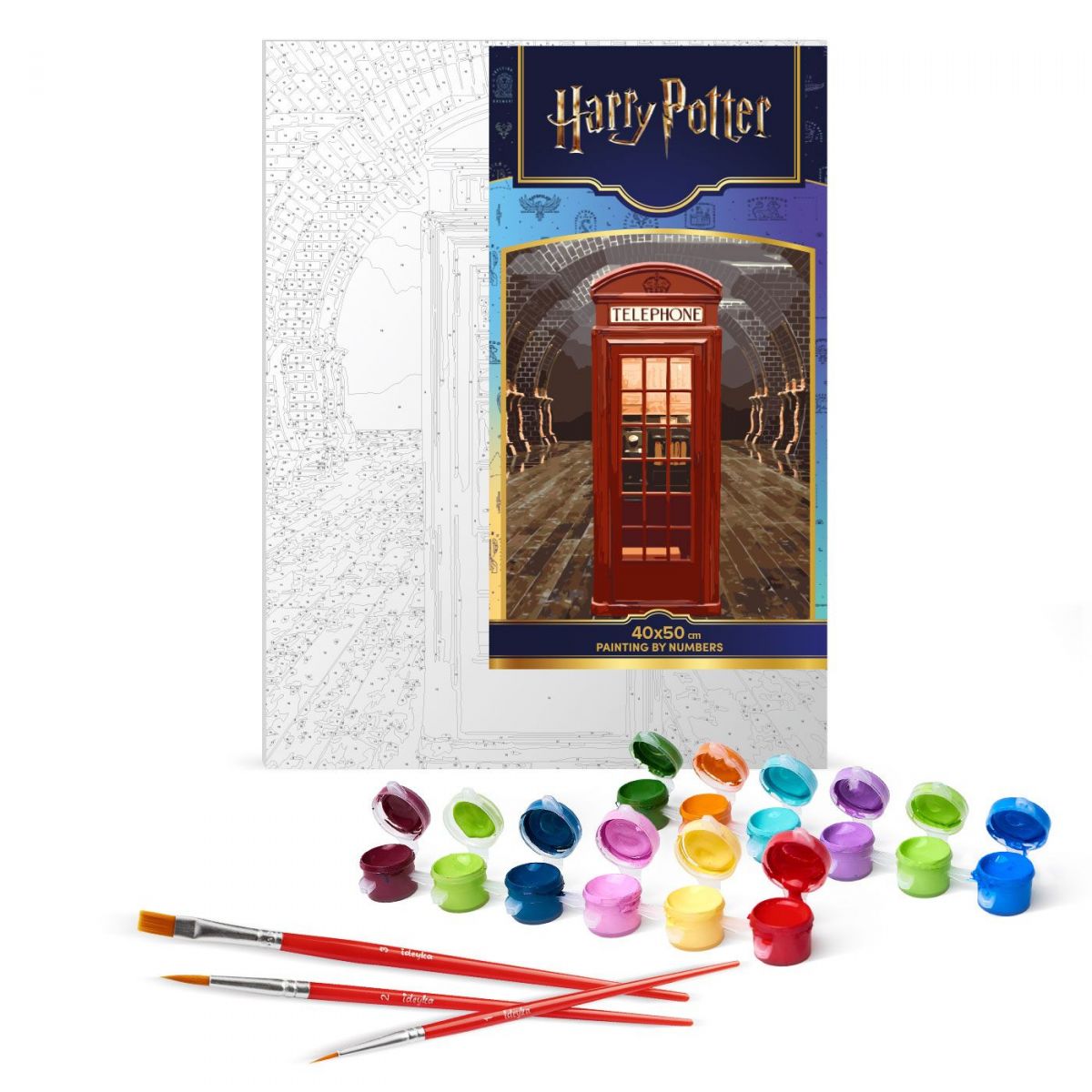 Картина за номерами "Harry Potter: Магічний вхід" 40х50см  фото 2