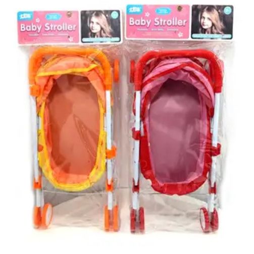 Візок для ляльки лежачий (ЧЕРВОНИЙ)  фото 2