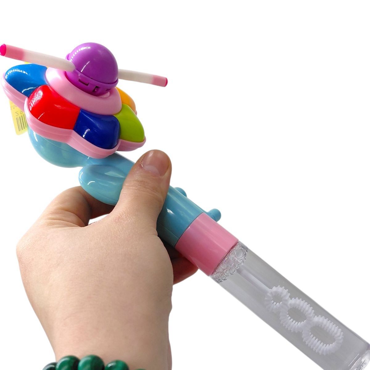 Мильні бульбашки з вітрячком, що світиться (ЗЕЛЕНИЙ)  фото 2