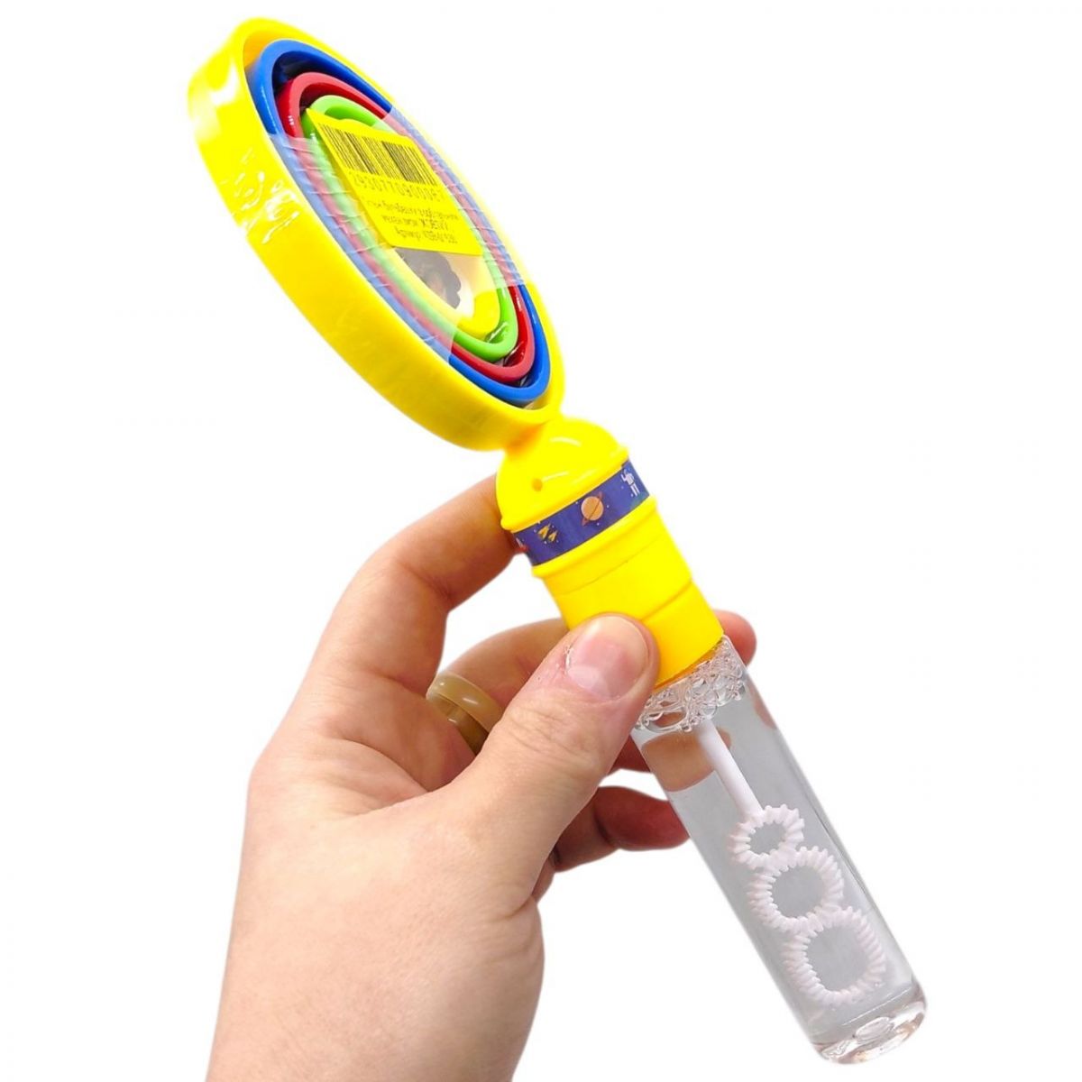 Мильні бульбашки з орбітальним механізмом (СИНІЙ)  фото 2