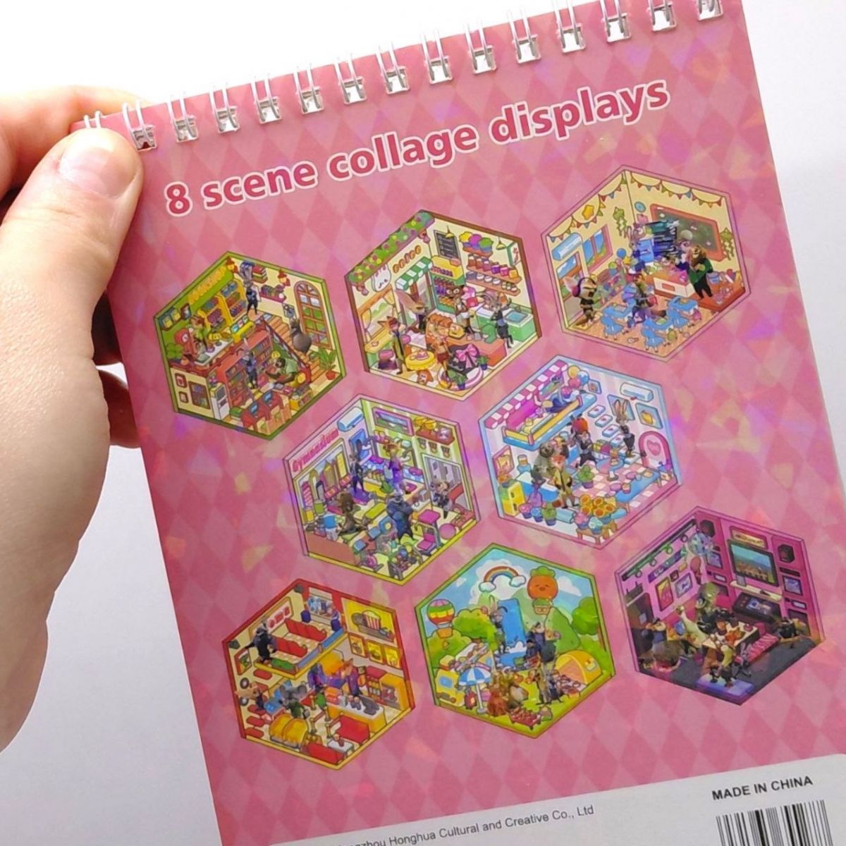 Roombook(Румбук) "Зоотрополіс" (МАЛИНОВИЙ)  фото 2