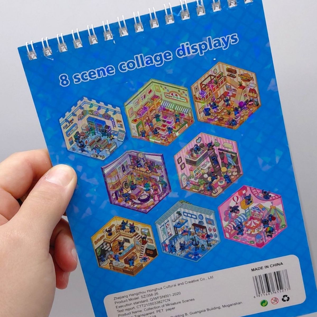 Roombook(Румбук) "STITCH/Стіч" (БЛАКИТНИЙ)  фото 2