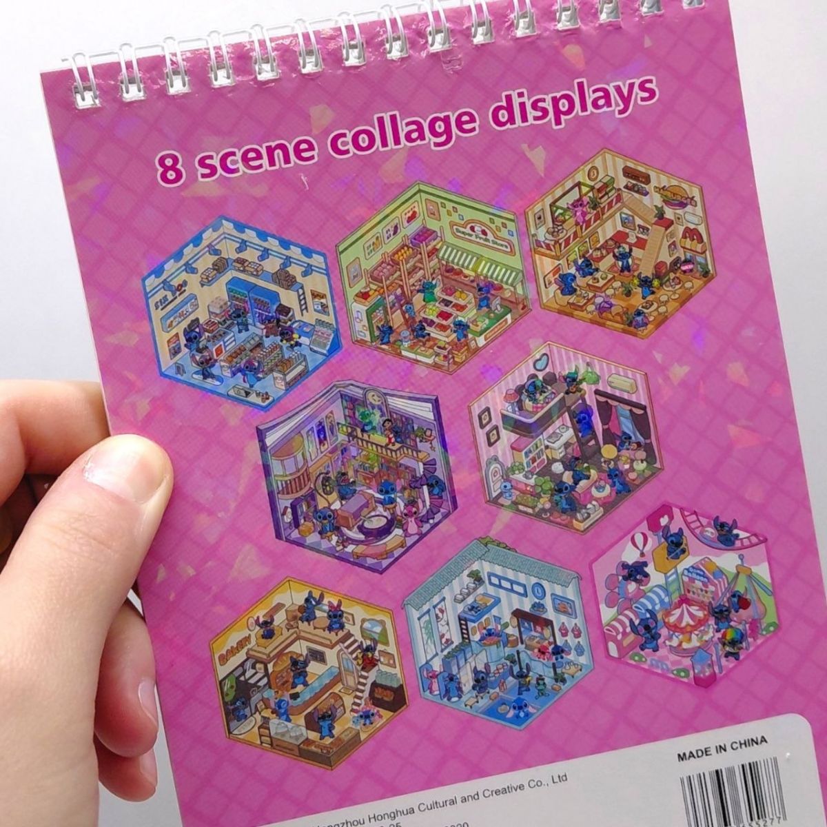 Roombook(Румбук) "STITCH/Стіч" (РОЖЕВИЙ)  фото 2