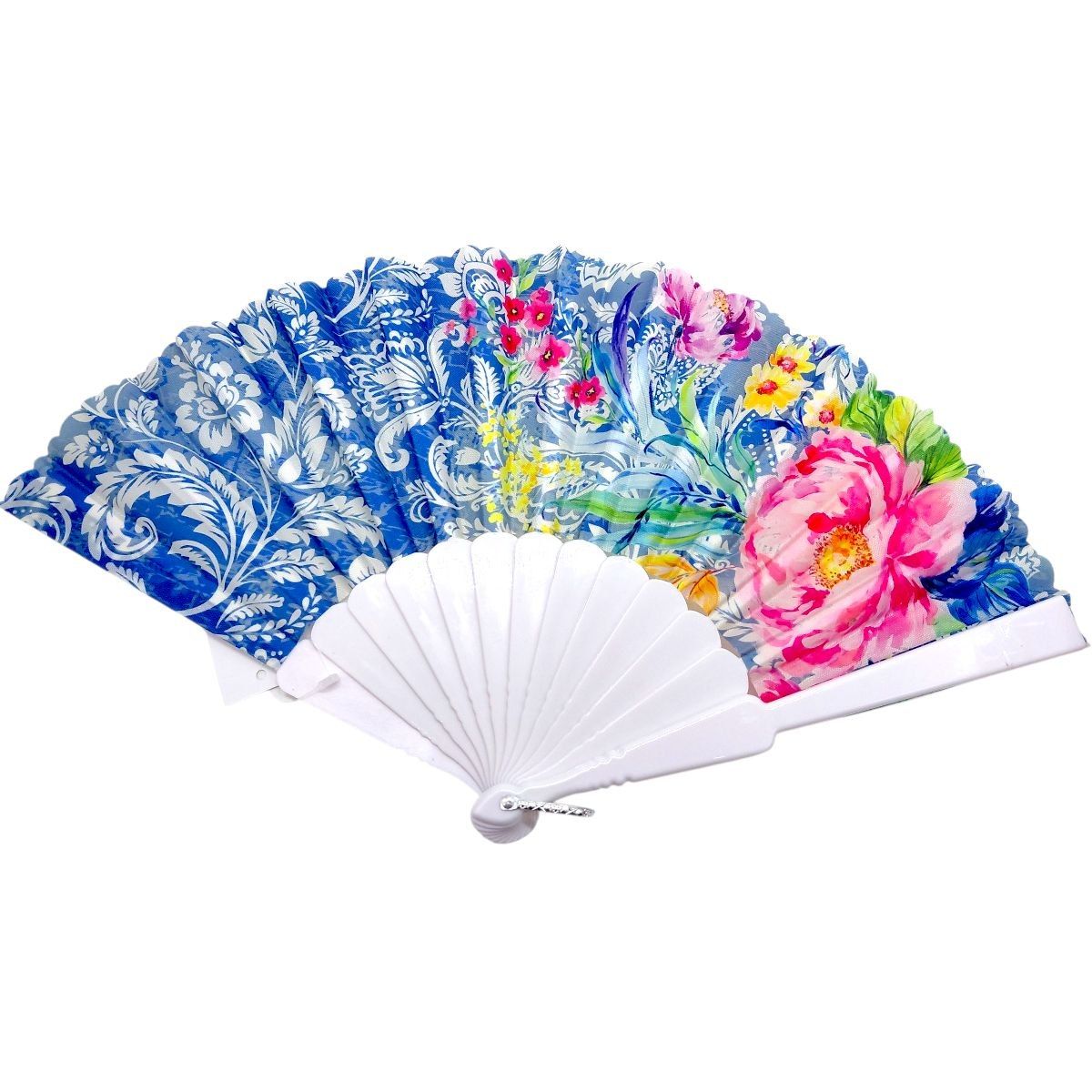 Аксесуар віяло, ручний (МІКС ВИДІВ), квітковий принт  фото 2