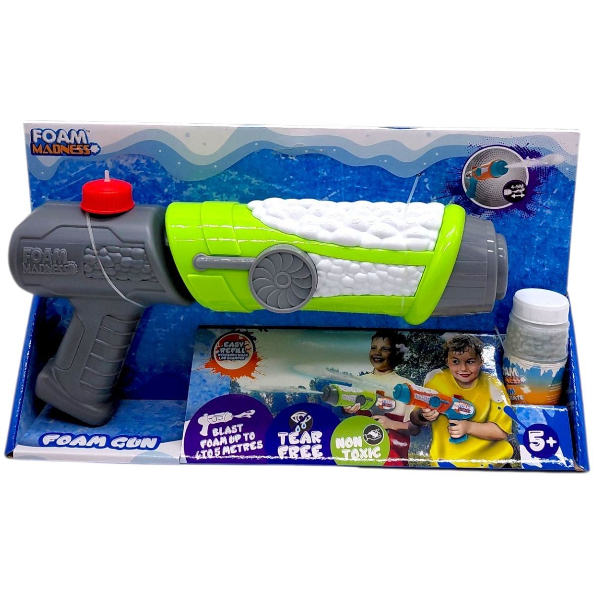 Водний пістолет, стріляє піною (мікс видів)  фото 2