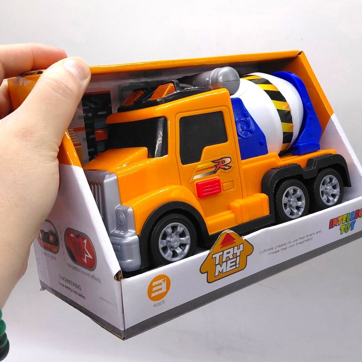 Машина на батарейках "Будтехніка" (світло, звук, короб.  20*13*10см)  фото 2