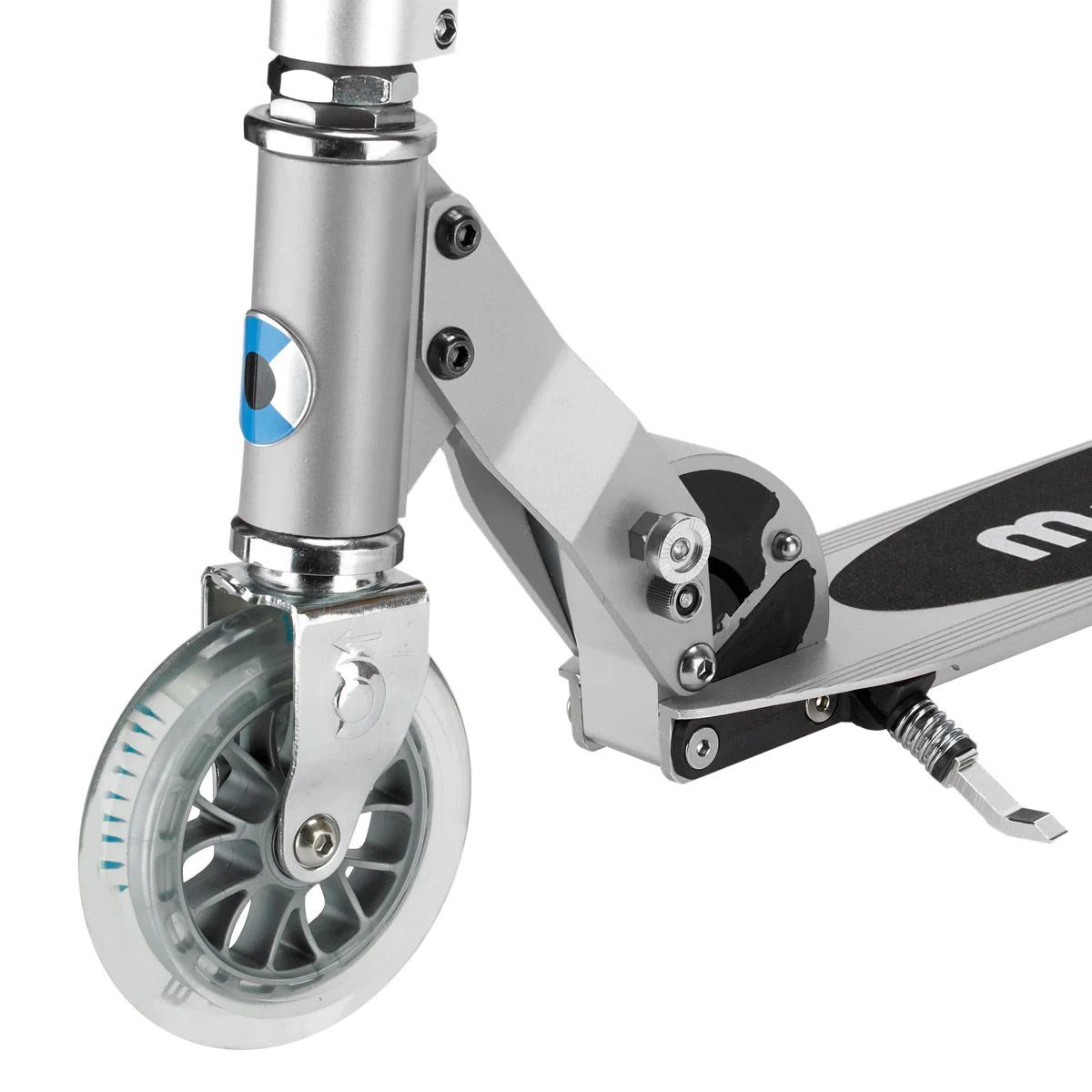 Самокат MICRO серии Sprite – Матовый серебристый  фото 2