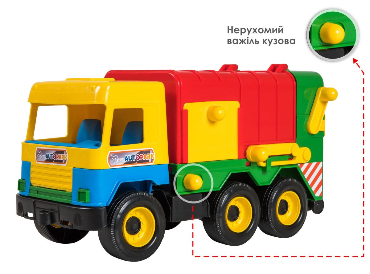 Сміттєвоз (МІКС КОЛЬОРІВ) , Middle truck  фото 2