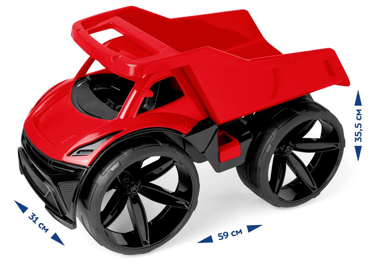 Самоскид - машина (червоний), Maximus  фото 2