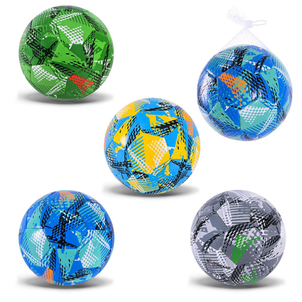 М'яч футбольний №5, EVA 350 гр (СИНІЙ)  фото 2