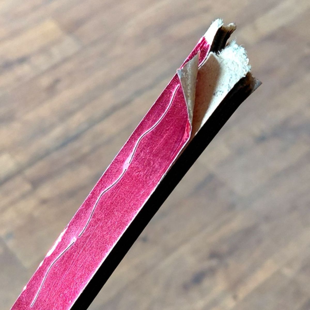 Уценка.  Сувенирный меч "Катана мини", Red (47,5 см) - Отломан кончик меча  фото 2