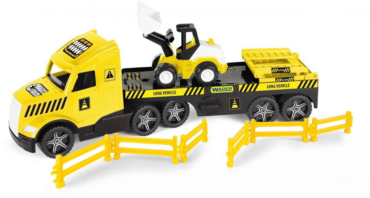 Вантажівка з бульдозером (Magic Truck Technic), 27 см  фото 2