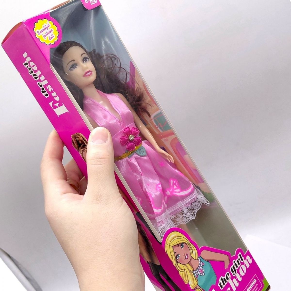 Лялька серії "Fashion Girl" (ЖОВТО-РОЖЕВА)  фото 2