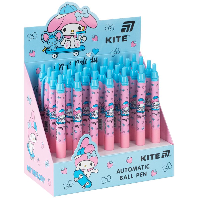 Ручка кулькова автоматична HK-2, синя  фото 2