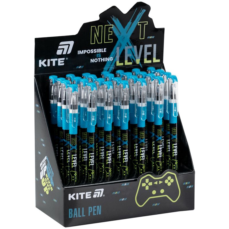 Ручка кулькова Next Level, синя  фото 2