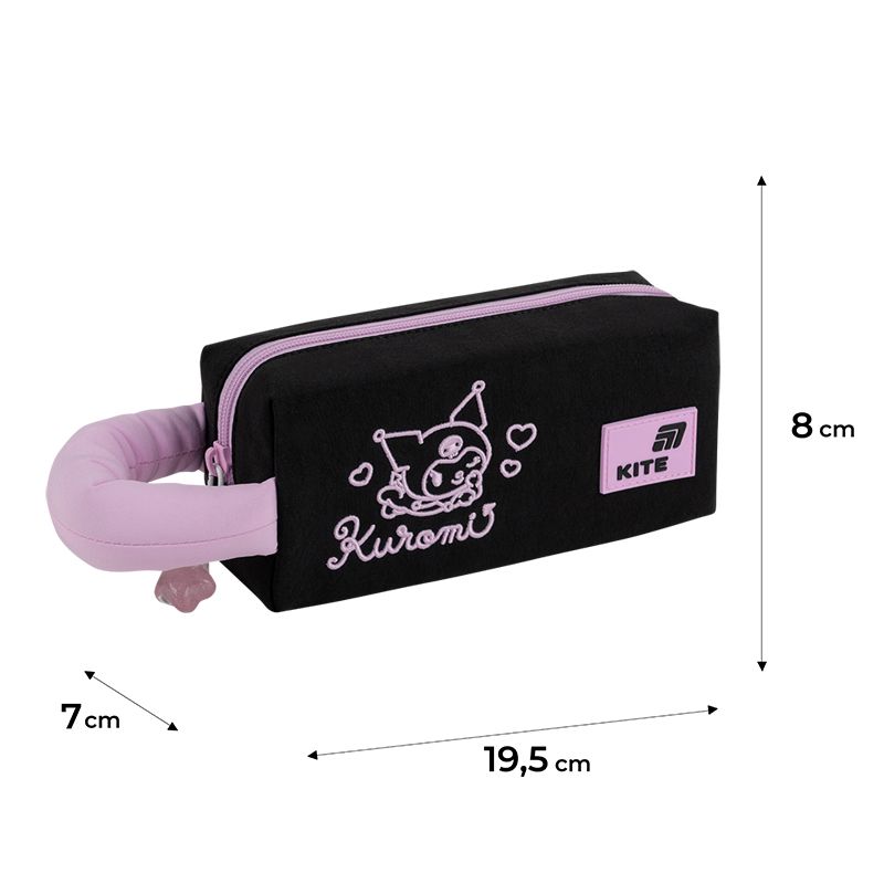 Пенал Kite 2703 HK-2 чорно-рожевий  фото 2
