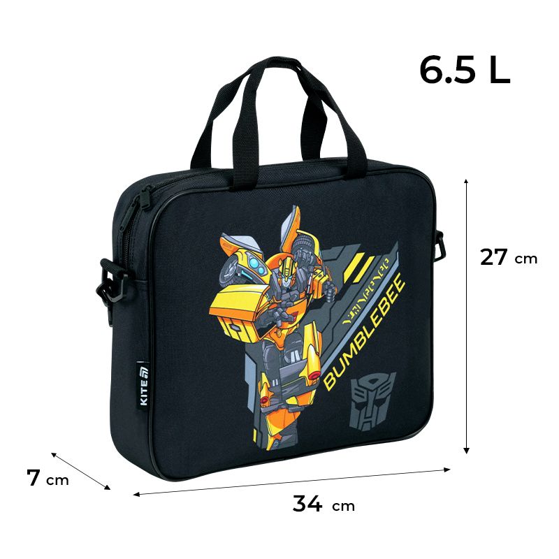 Шкільна текстильна сумка Kite A4, 1 від. , 589 TF  фото 2