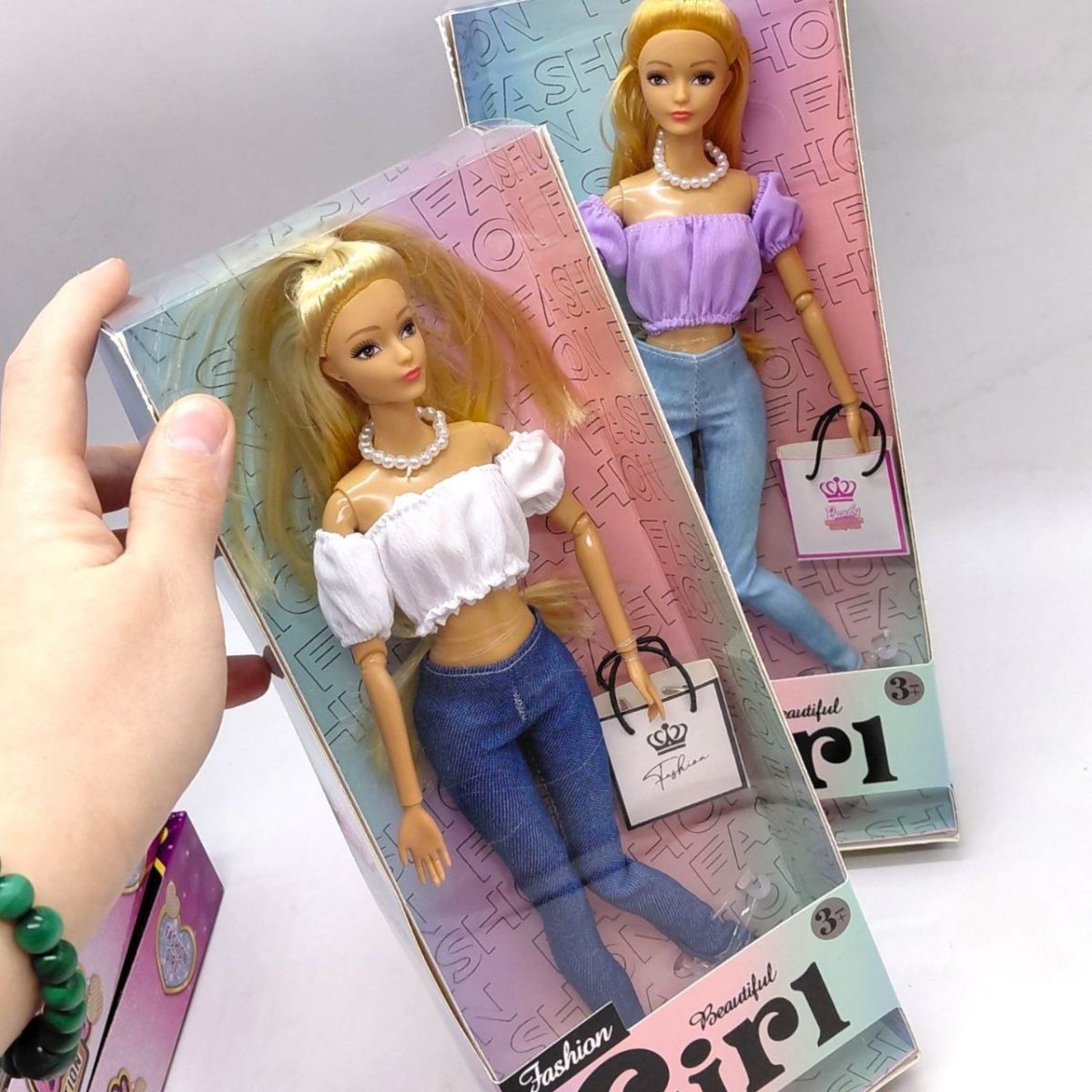 Кукла "Beautiful Girl" 29см (СИРЕНЕВАЯ)  фото 2