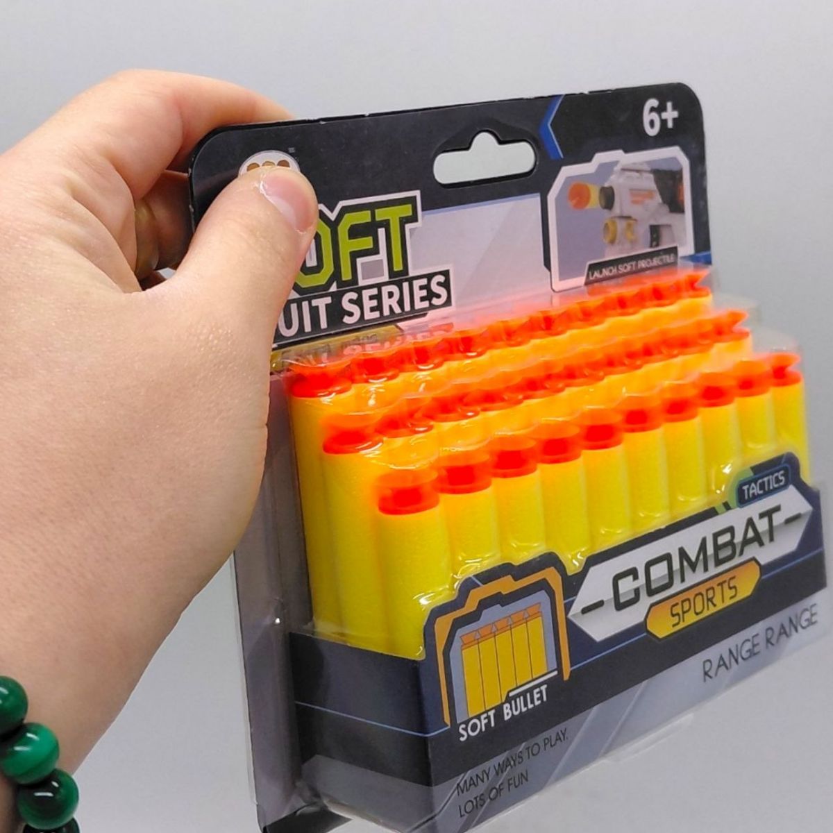 М`які патрони (30 штук) з присосками, на листі  фото 2