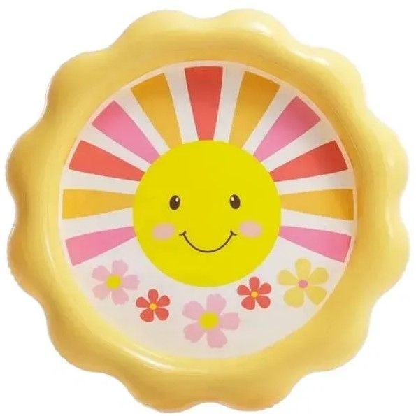 Бассейн надувной (возраст 2+) 104cmX104cmX13cm  фото 2