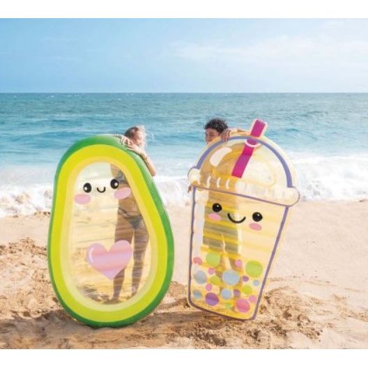 Надувной плот "Авокадо" 180х124 см (коробка 27х24х8,5 см)  фото 2