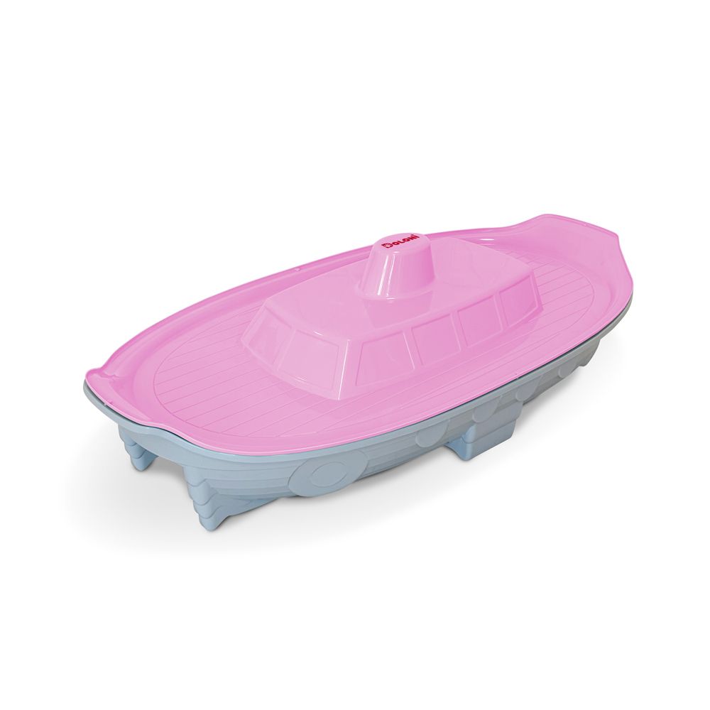 Песочница "Корабль" светло-розовый/светло-серый  фото 2