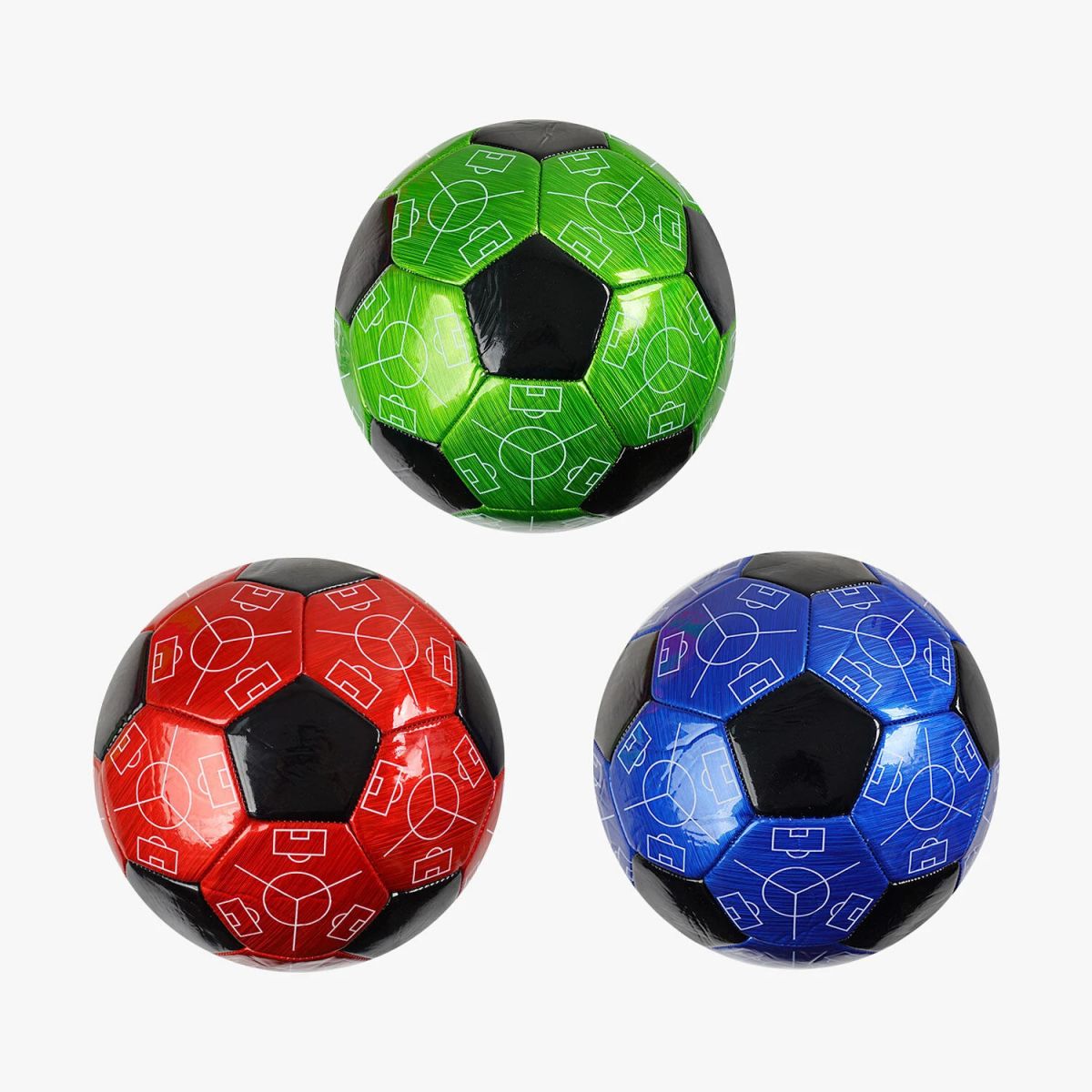 Мяч футбольный размер №5, материал мягкого EVA (СИНИЙ)  фото 2