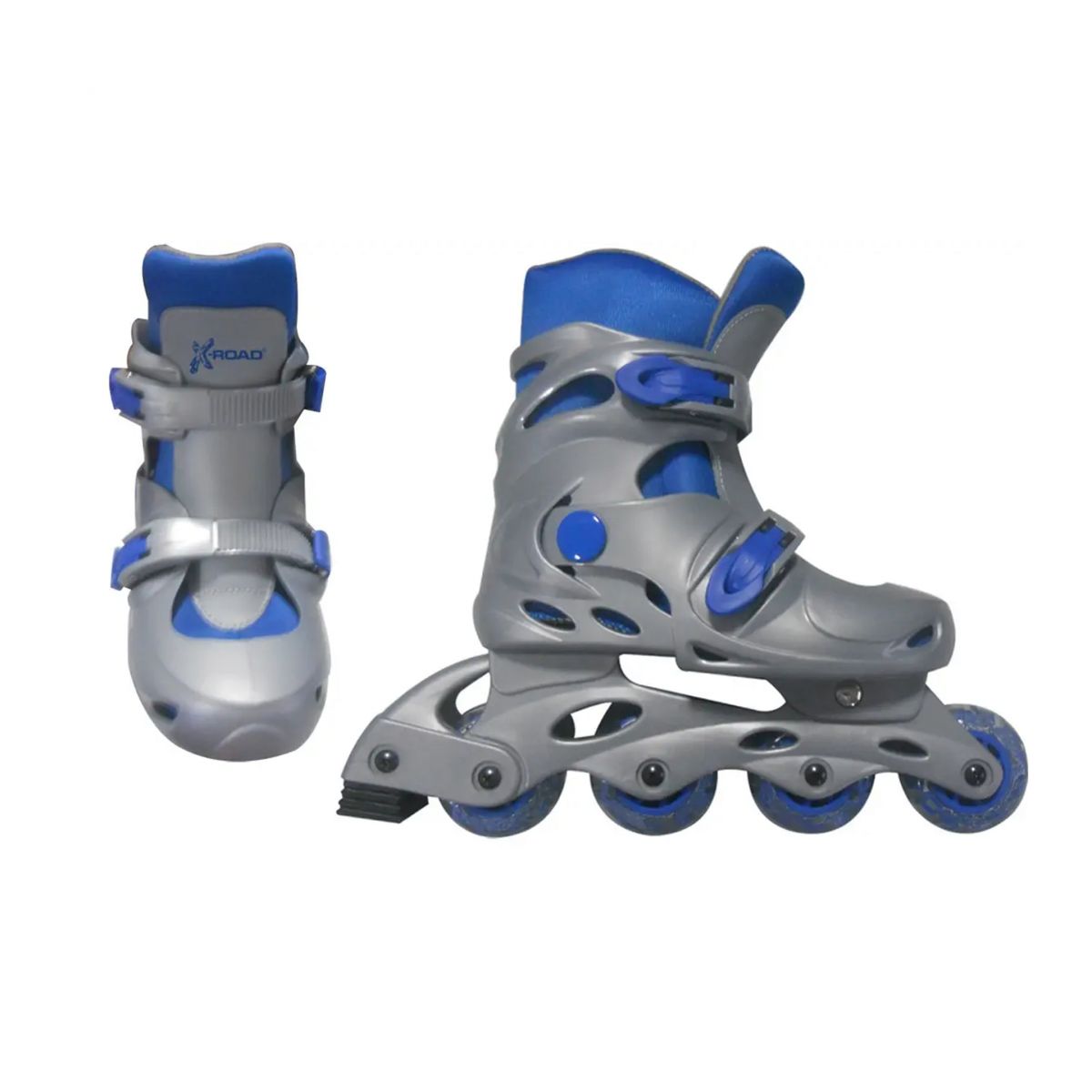 Ролики X-ROAD раздвижные синие, размер S (31-34) PW120 р. 44*36*11,5см  фото 2