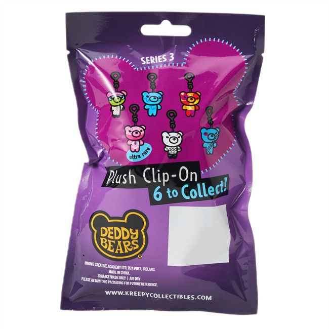 DEDDY BEARS іграшка-сюрприз плюшева з кліпсою Серія-3, арт.  DB318PQ  фото 2