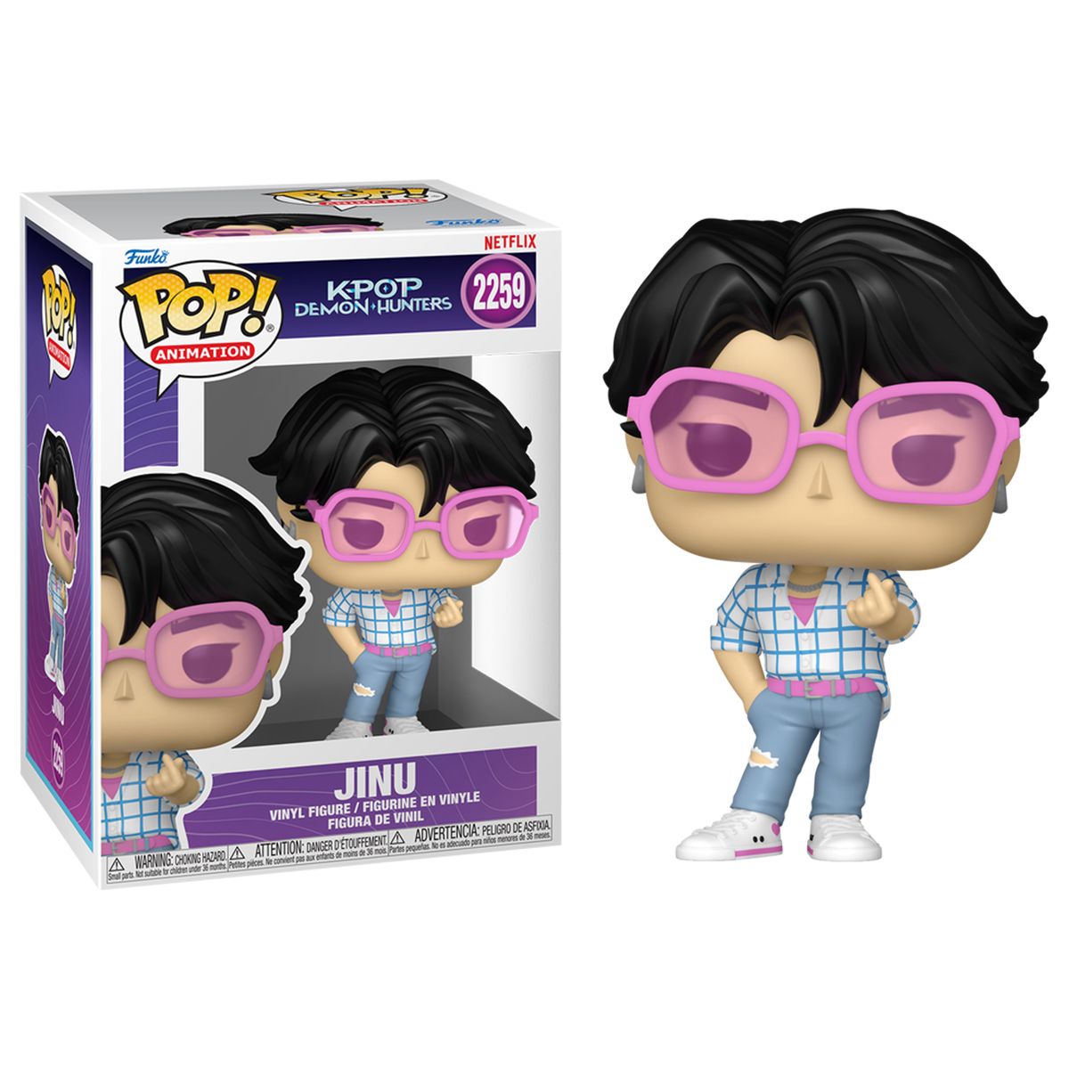 Ігрова фігурка FUNKO POP серії "Кейпоп-мисливиці на демонів" - ДЖІНУ (W/CH)  фото 2