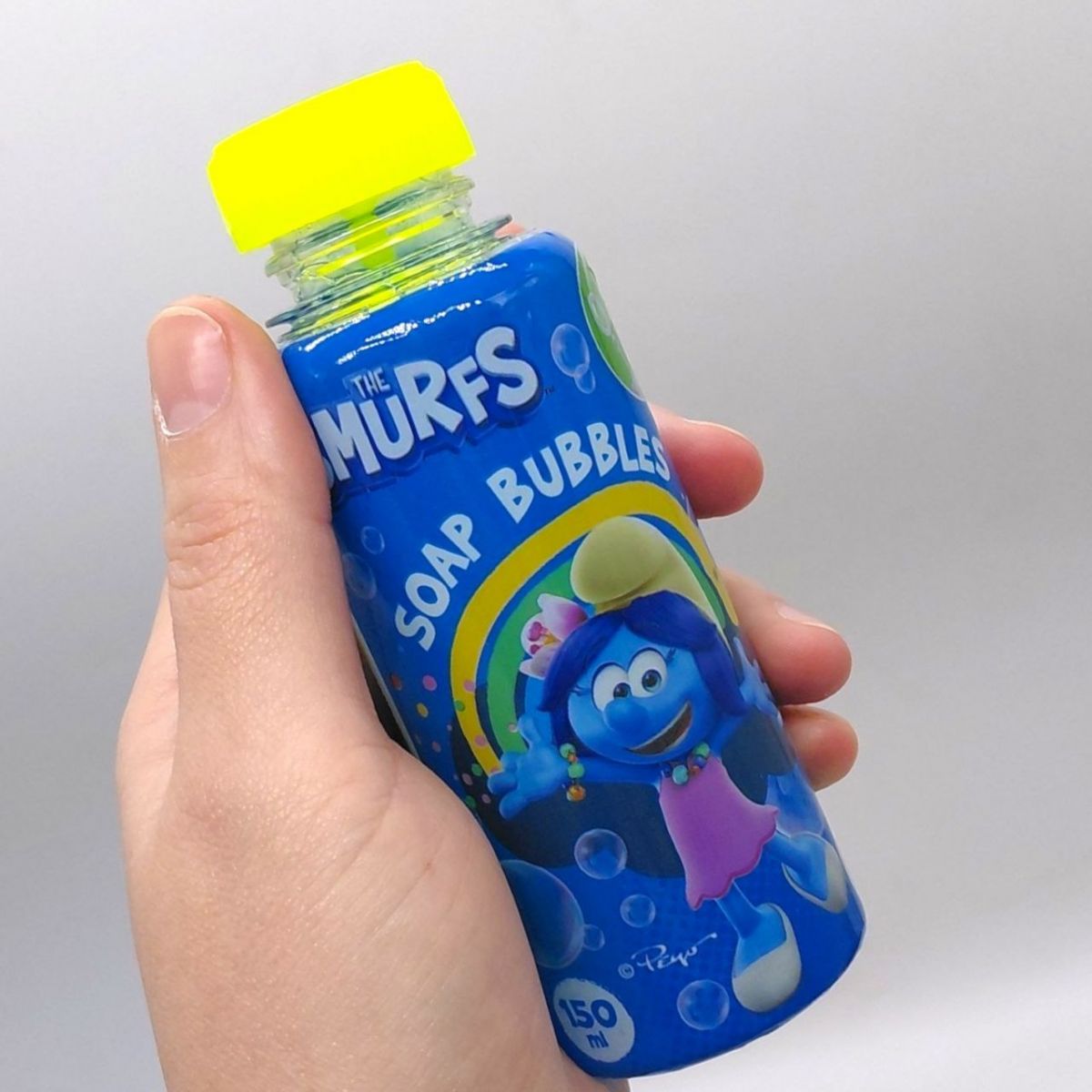 Бульбашки мильні «The Smurfs».  Об’єм 150 мл  фото 2
