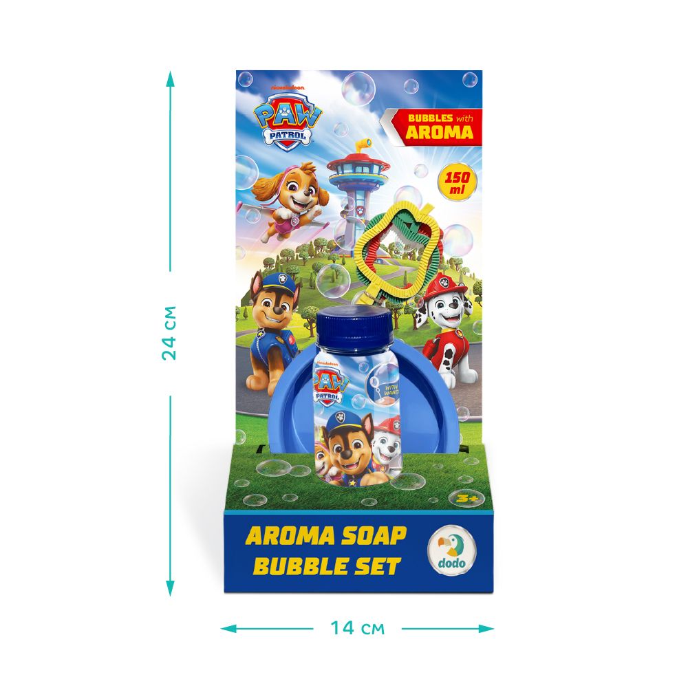 Набір ароматичних мильних бульбашок «Paw Patrol».  Об’єм 150 мл  фото 2