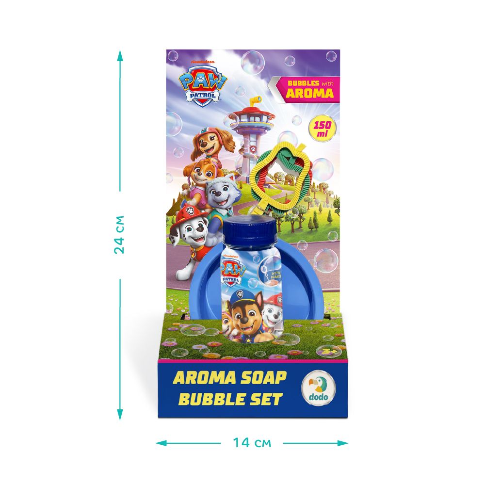 Набір ароматичних мильних бульбашок «Paw Patrol».  Друзі.  Об’єм 150 мл  фото 2