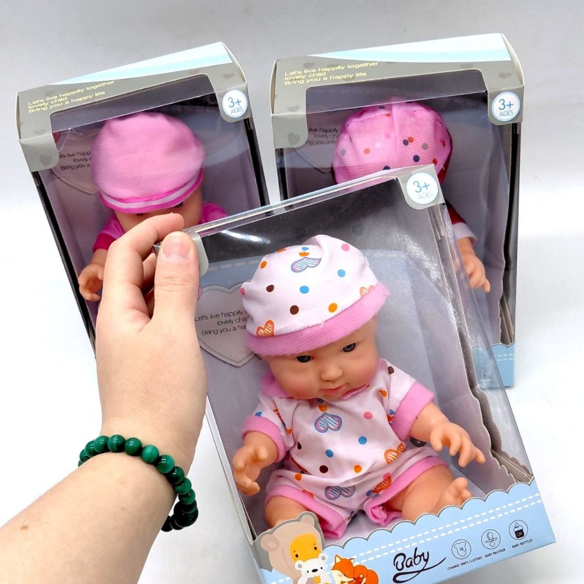 Іграшка пупс "Pretty Baby", (БІЛИЙ)  фото 2