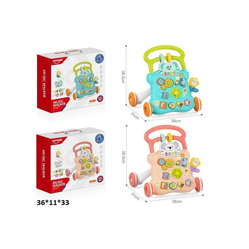 Каталка "Music Walker" Перші кроки (БЕЖЕВА)  фото 2