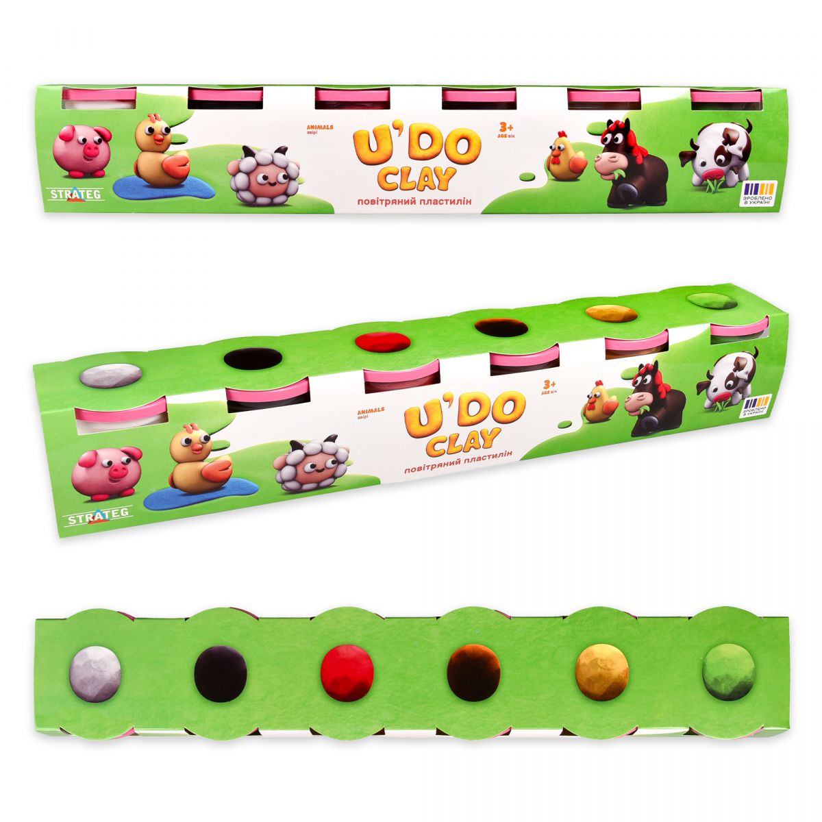 Набір для ліплення "ЮДО клей" 6 баночок  фото 2