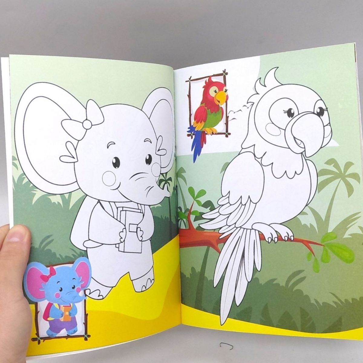 Розмальовка 3в1 "Тваринки" (укр)  фото 2