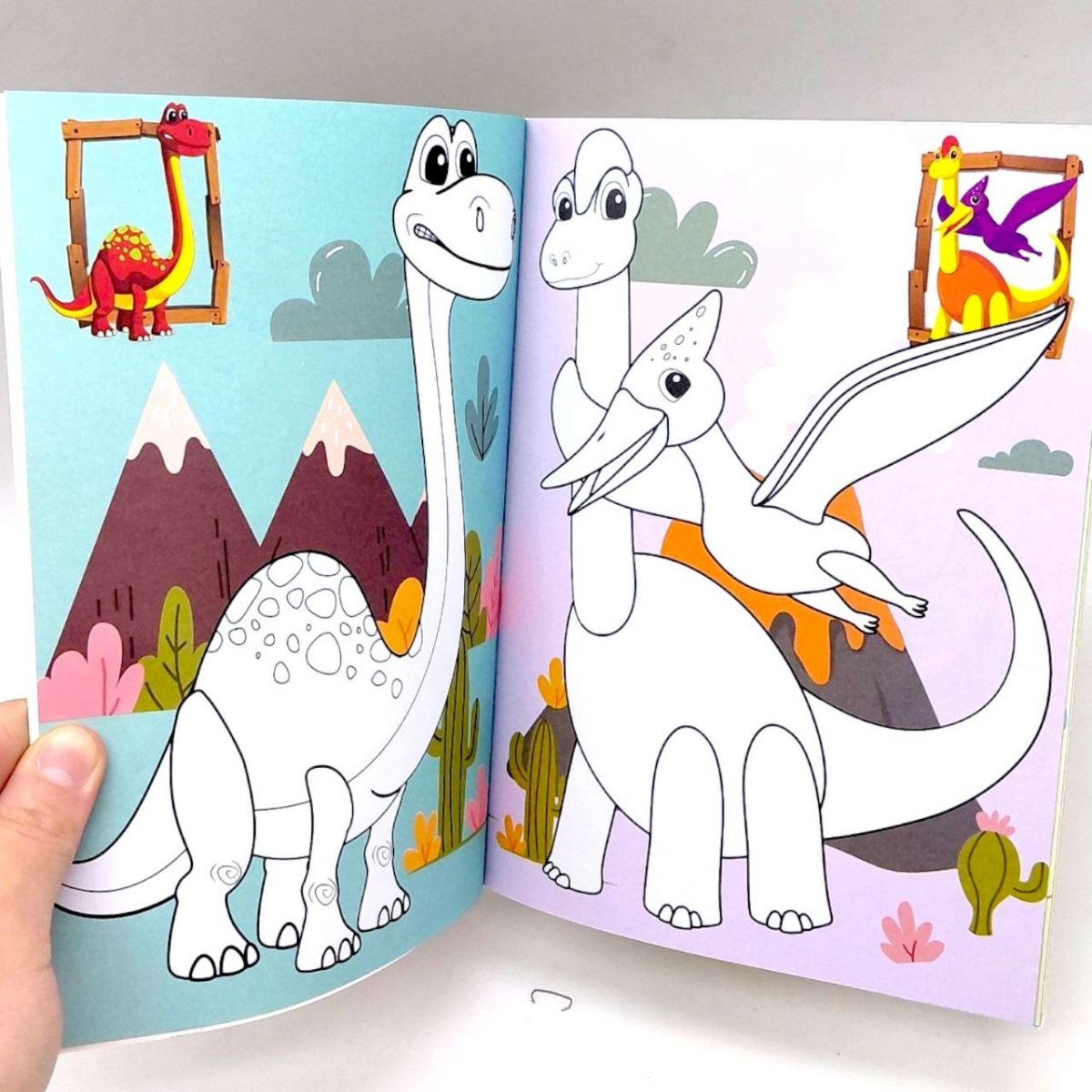 Раскраска 3в1 "Динозавры" (укр)  фото 2