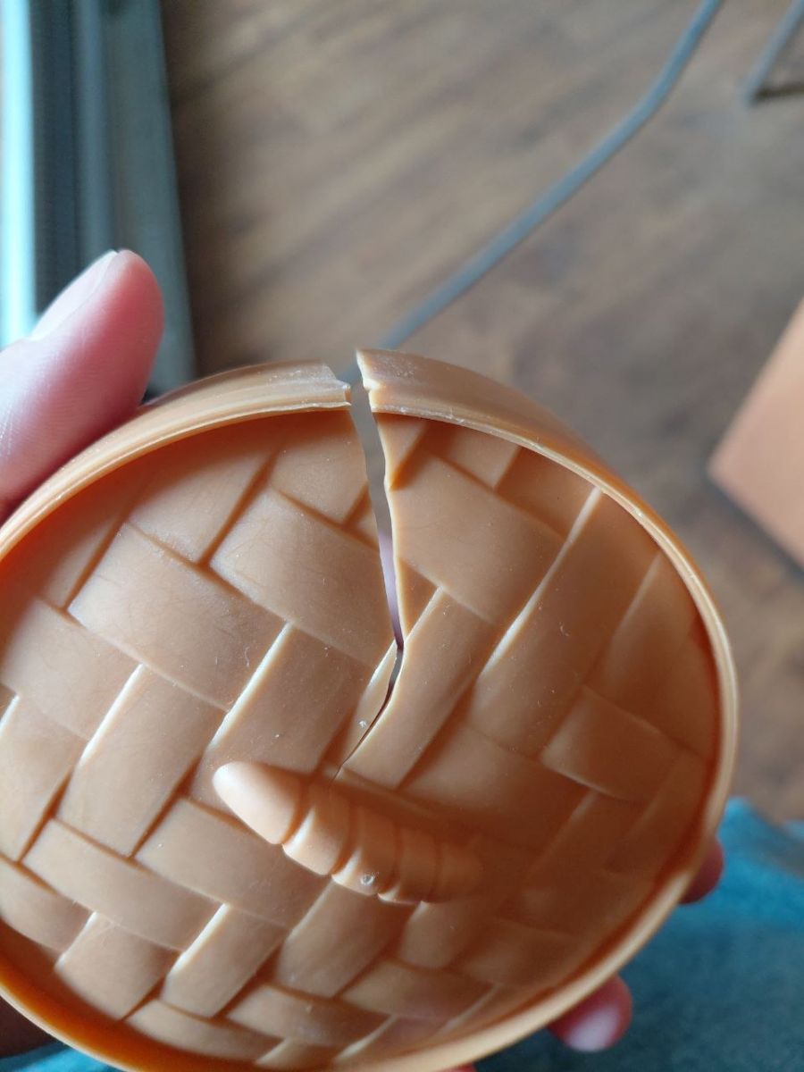 Уценка.  Сквіш "Пельмень" 10 см (РОЖЕВИЙ) - СКОЛОТА КОРОБКА  фото 2