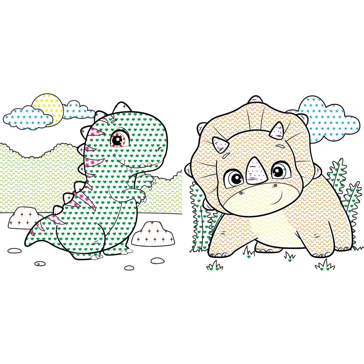 Водна розмальовка "Динозаврики"  фото 2